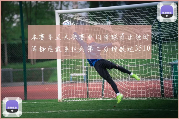 本赛季五大联赛非门将球员出场时间榜范戴克位列第三分钟数达3510