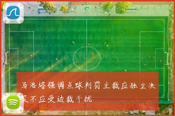 马洛塔强调点球判罚主裁应独立决策不应受边裁干扰